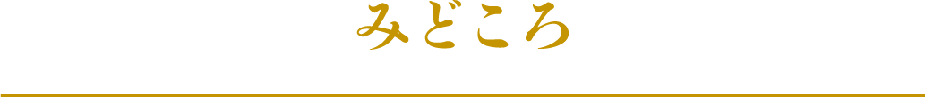 みどころ