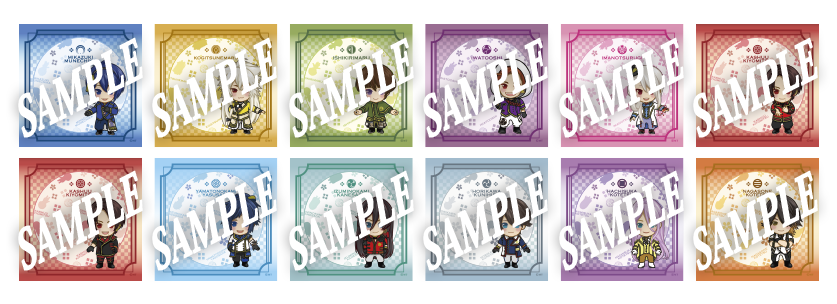 真剣乱舞祭 2016：上映会】デフォルメキャラクターミニタオル 【全12種