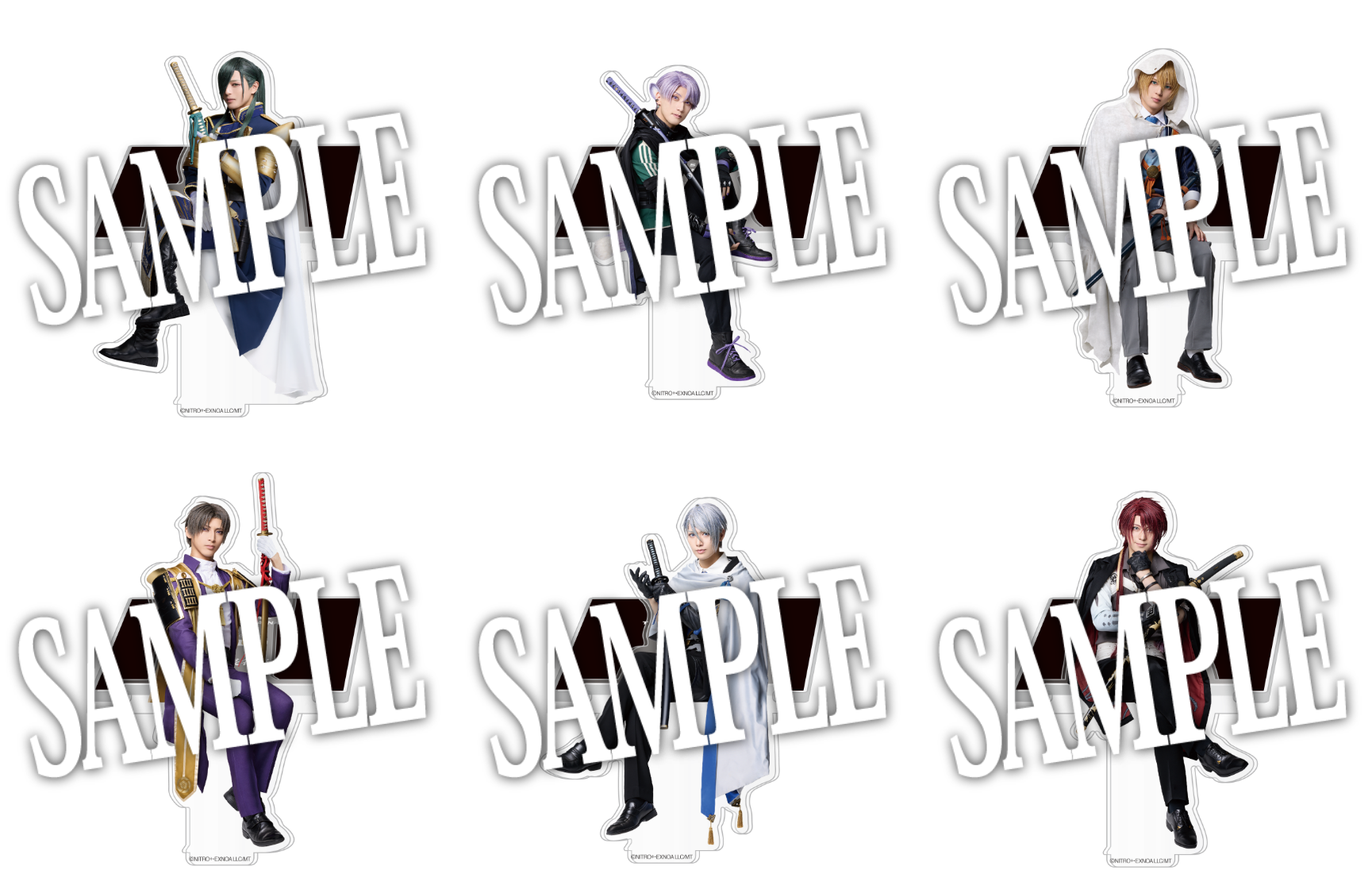 【静かなる夜半の寝ざめ】座るアクリルスタンド(戦闘ver.)