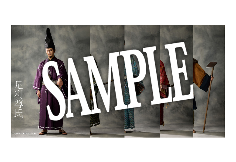 【静かなる夜半の寝ざめ】ブロマイド歴史上人物5枚セット