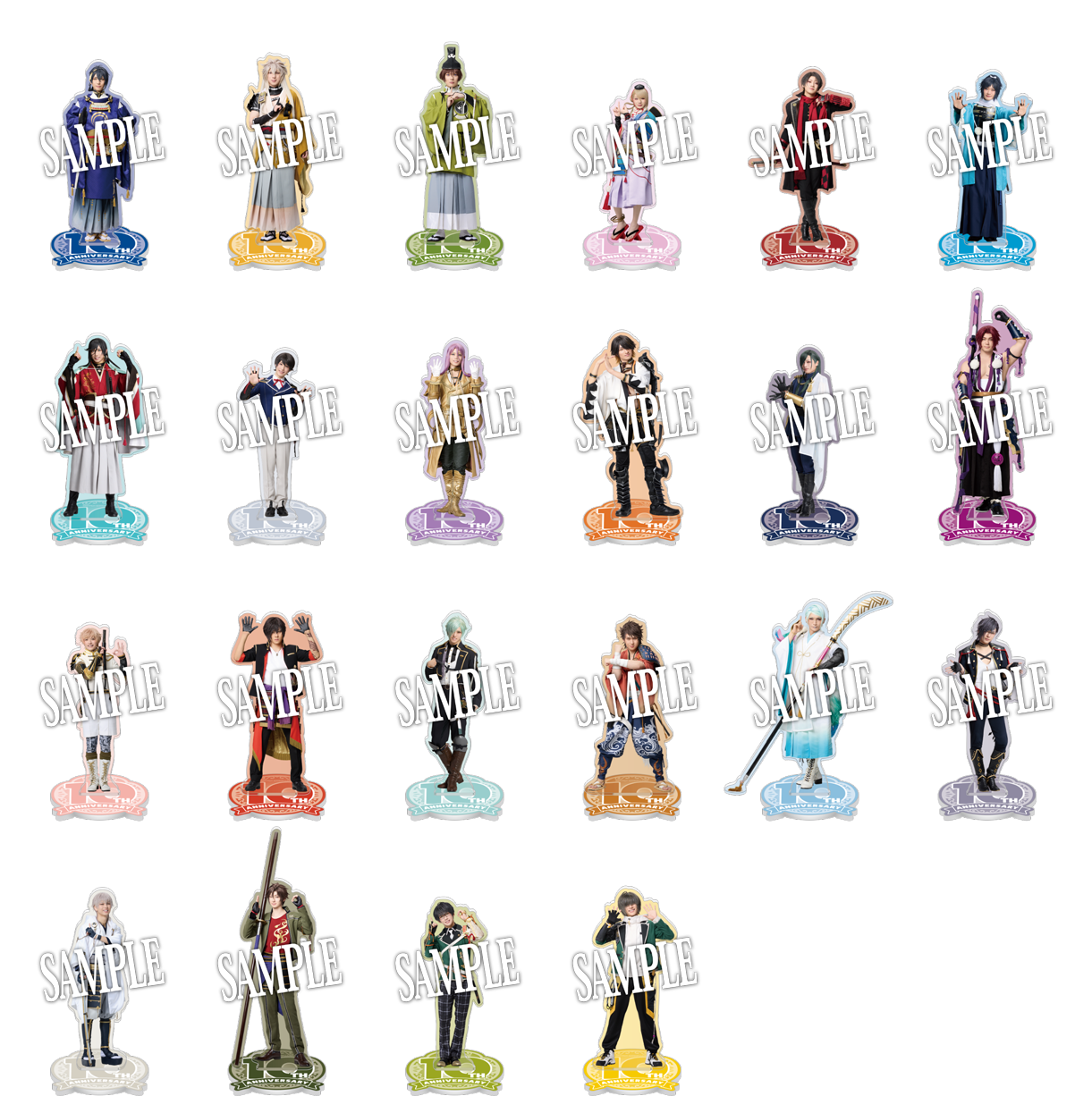 【目出度歌誉花舞 十周年祝賀祭】ランダムアクリルスタンドA