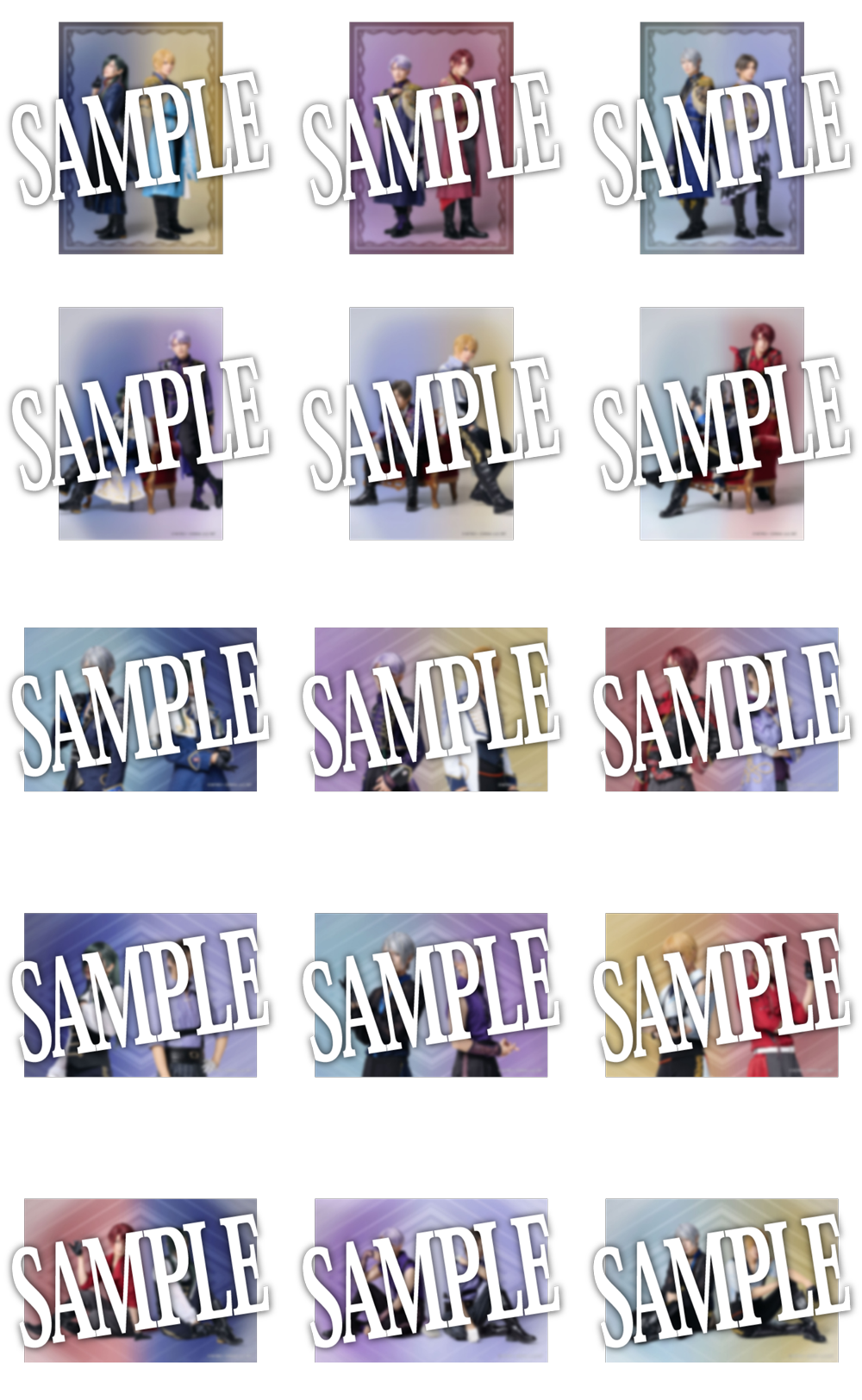 【静かなる夜半の寝ざめ】ランダムペアブロマイド（ライブver.）全15種