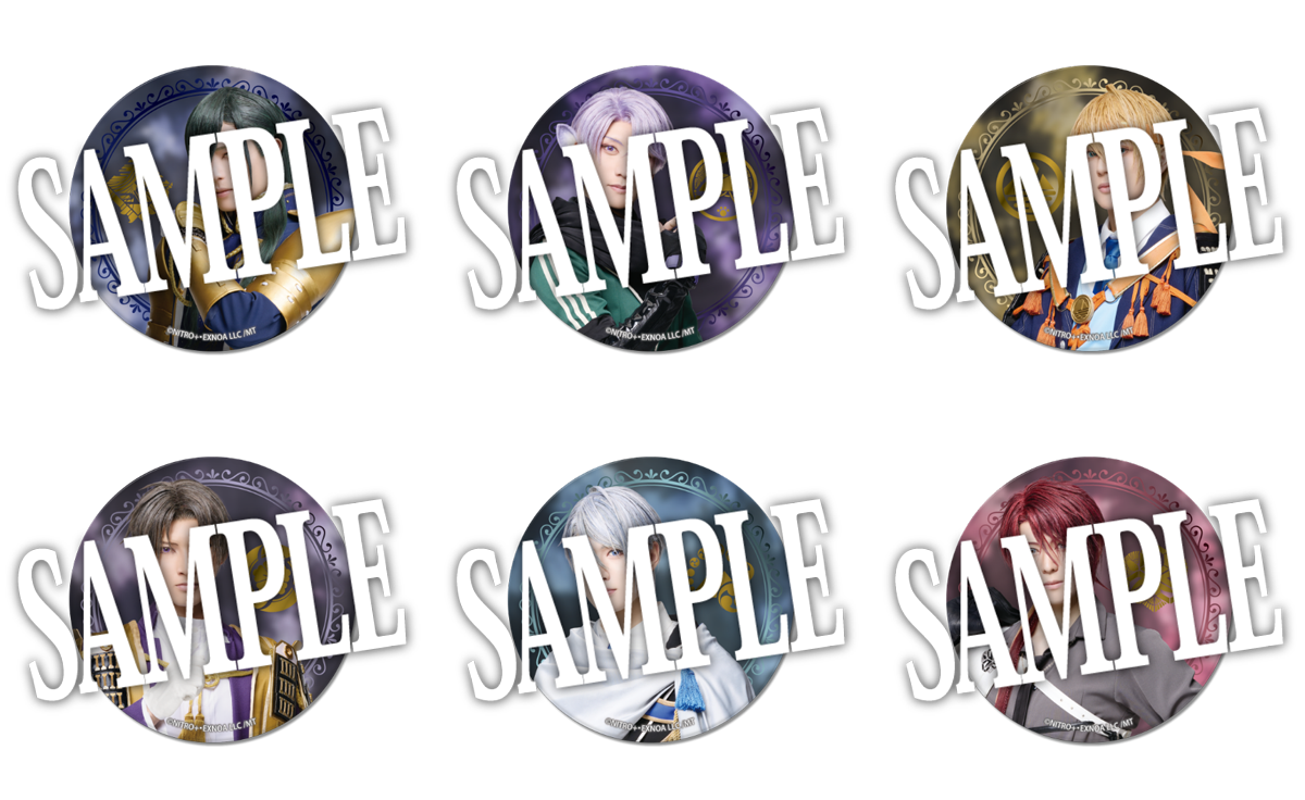 【静かなる夜半の寝ざめ】ランダム缶バッジ(戦闘ver.) 全6種