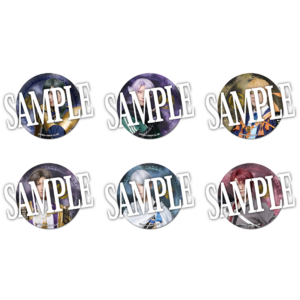 【静かなる夜半の寝ざめ】ランダム缶バッジ（戦闘ver.） 全6種