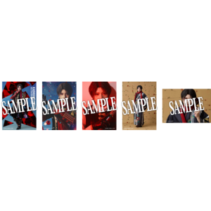 【受注生産】【加州清光 単騎出陣 極】ブロマイド刀剣男士（戦闘ver.＋軽装ver.） 5枚セット